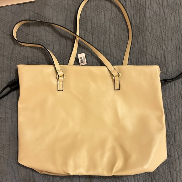 NWT Victoria's Secret Medium Tote Bag - Beige - Picture 10 of 11